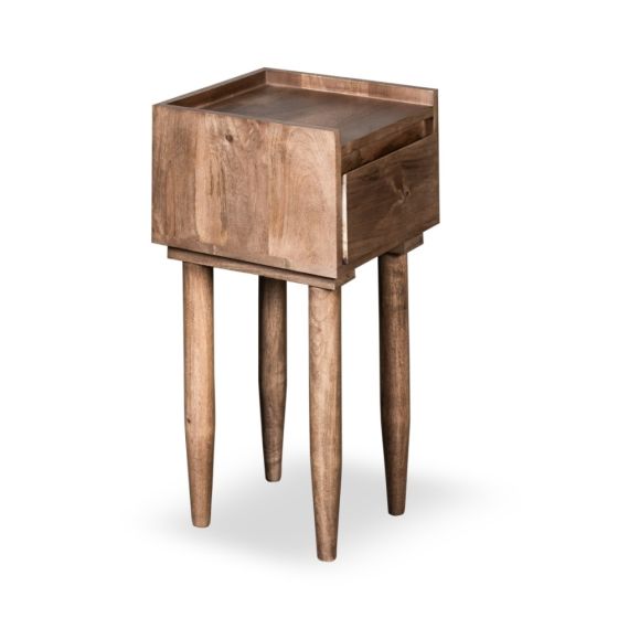 Oak Stain Scandi Mango Lamp Table