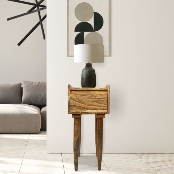 Scandi Mango Lamp Table - Due Late May