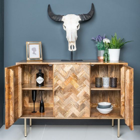 Industrial Sideboard | 120cm Block | Trade Furniture