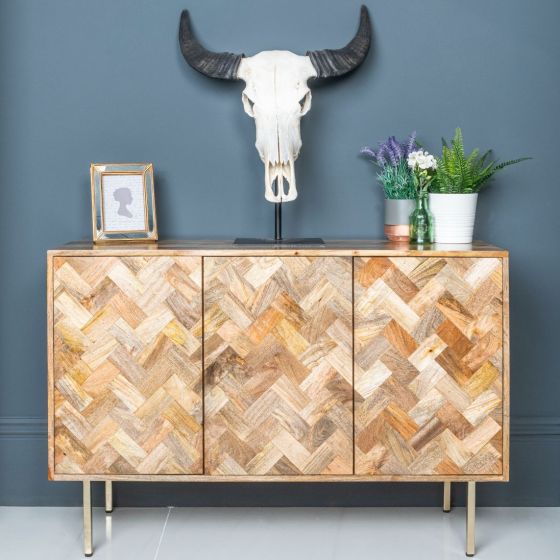 Block Light Mango Sideboard Large