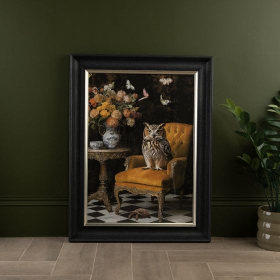 Curiosity Owl Framed Art