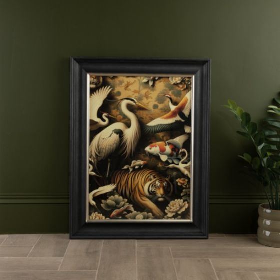 Oriental Framed Art - Tiger