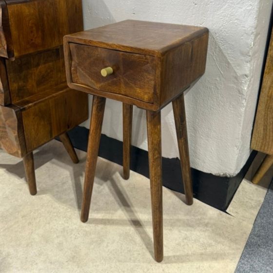 Ex Display Geo Mango Lamp Table - One Available