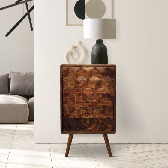 Geo Mango 45cm 3 Drawer Chest - Due 29th May