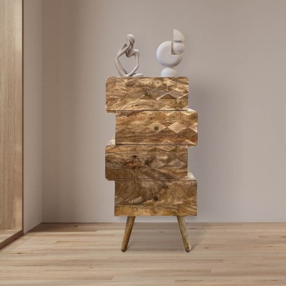 Geo Light Mango 45cm Chest of Drawers - In Stock