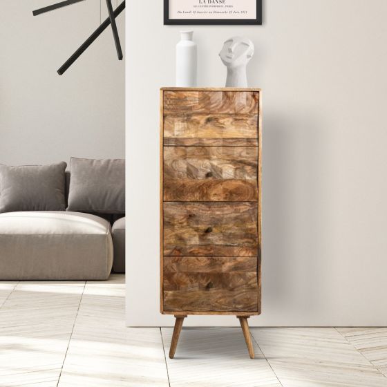 Geo Light Mango 45cm Tall Chest - In Stock