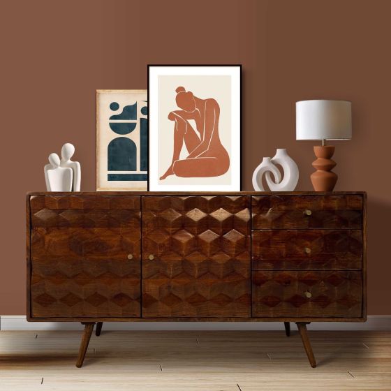 Geo Mango 140cm Sideboard - In Stock