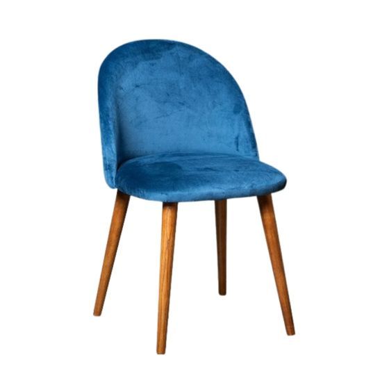 Ex Display Zena Velvet Dining Chair (T508) - One Available