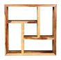 Cuba Light Centered Square Bookcase