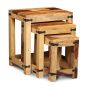 Jali Sheesham - Nest of Tables - In Stock-Light