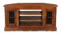 Jali Sheesham - 114cm Corner TV Unit -Honey