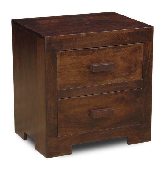 Mango Wood 2 Drawer Small Chest