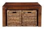 Dakota Coffee Table with Baskets
