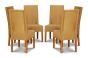 Lloyd Loom Natural Dynamo Dining Chairs x6