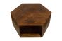 Ex Display Geo Mango Hexagon Coffee Table - One Available