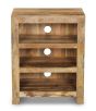 Light Mango Wood Small Hi-Fi Unit