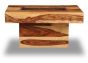 Jali Sheesham - 90CM Pebble Coffee Table - Light - In Stock