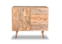 Ex-Display Light Vintage Mango 85cm Sideboard - In Stock