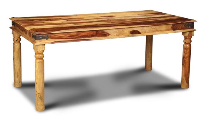 Jali Sheesham - Light 180cm Dining Table - In Stock