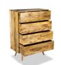 Light Vintage Mango Large Chest of Drawers