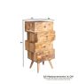 Ex Display Geo Mango 45cm Chest of Drawers - One Available