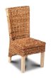 Light Rattan Rollback Dining Chair