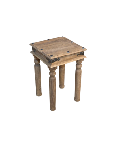 Jali Mango - Natural - Lamp Table -  In Stock