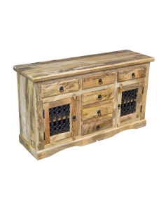 Jali Mango - Light - 135cm 2 Door Sideboard - In Stock