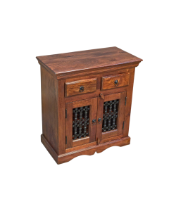 Jali Mango - Honey - 75cm Sideboard -  In Stock