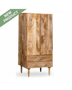 Scandi Mango 2 Drawer Wardrobe - Due 16th January