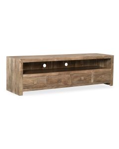 Oak Stain Dakota - Large 200cm Media Unit