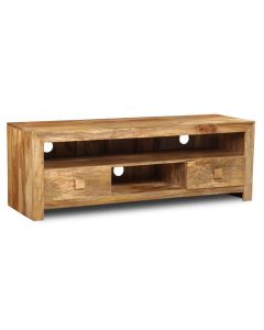 Light Dakota 145cm 2 Drawer Media Unit - In Stock 