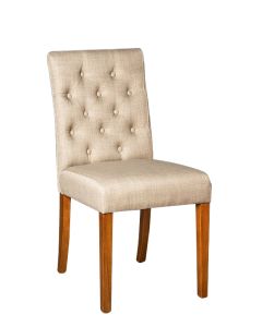 Milan Button Fabric Chair