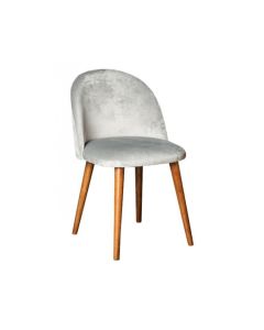 Zena Velvet - French Grey Dining Chair