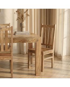 Solid Mango Wood Dining Chair Lifestyle Image