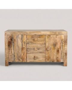 Light Dakota Mango Wood 135cm Sideboard - In Stock