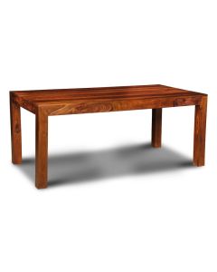 Cube Sheesham - 180cm Dining Table - In Stock-Honey