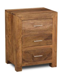 Cube Natural 3 Drawer Chest