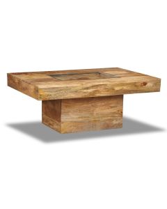 Light Dakota Large Pebble Coffee Table