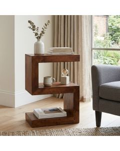 The Dakota ‘S’ Shaped Side Table