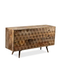 Geo Light Mango Large Sideboard