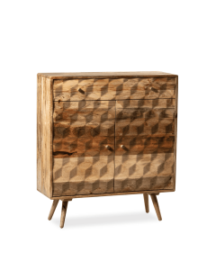 Geo Light Mango 90cm Slim Sideboard
