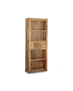 Light Mango Wood 1 Drawer Bookcase - Due 18th August