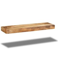 Light Mango Wood Medium Floating Shelf - Due 22nd July