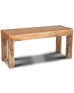 Light Mango Wood Medium Bench