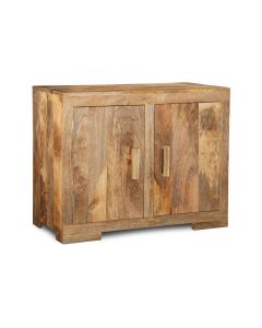 H5L - Light Mango Wood 90CM Sideboard 