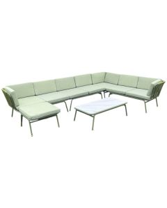 6 Piece Outdoor/Garden Corner Sofa Set - In Stock