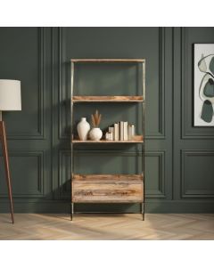 Industrial Gold bookcase