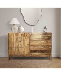 Inset Luxury Solid Mango Wood Sideboard.