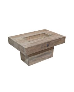 Jali Mango - Natural 90CM Pebble Coffee Table